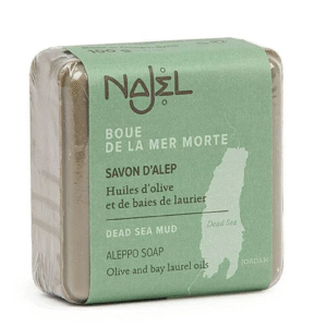 Tradicinis Aleppo muilas su Negyvosios jūros moliu, Najel, 100 g