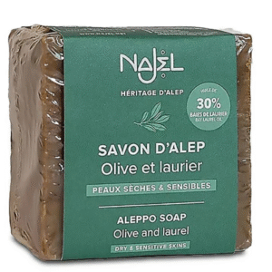 Tradicinis Aleppo muilas su 30% lauramedžio aliejaus, Najel, 170 g