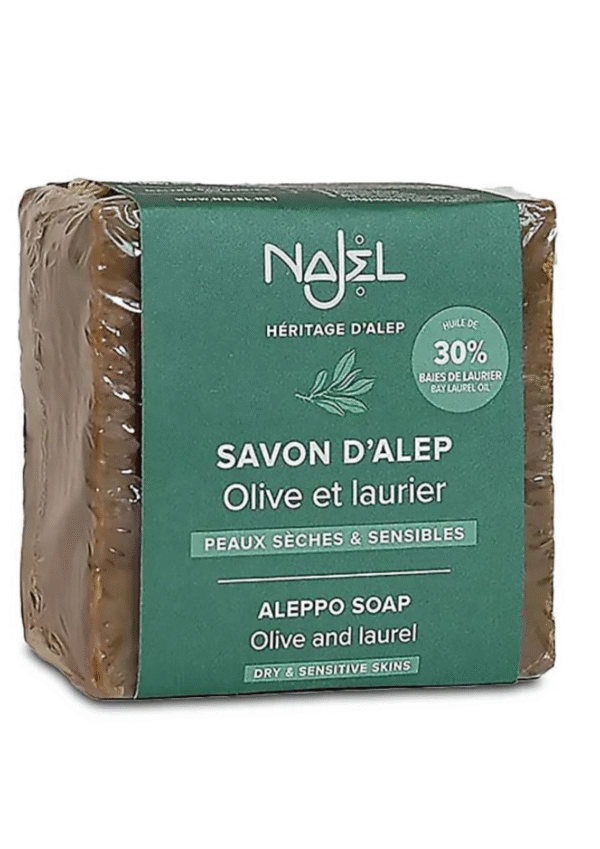 Tradicinis Aleppo muilas su 30% lauramedžio aliejaus, Najel, 170 g