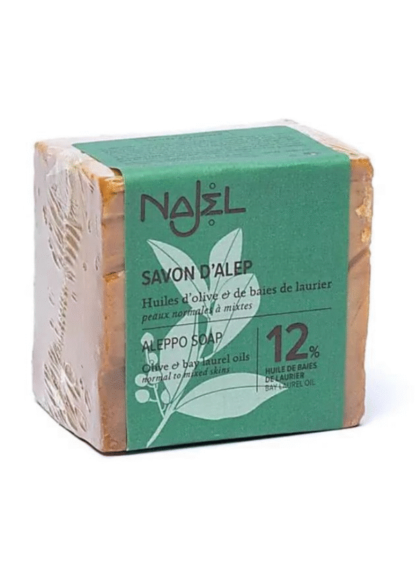 Tradicinis Aleppo muilas su 12% lauramedžio aliejaus, Najel, 180 g