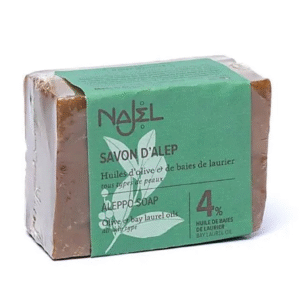 Tradicinis Aleppo muilas su 4% lauramedžio aliejaus, Najel, 150 g