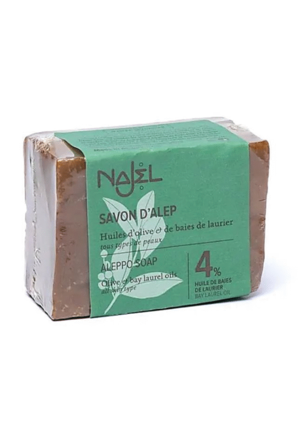 Tradicinis Aleppo muilas su 4% lauramedžio aliejaus, Najel, 150 g