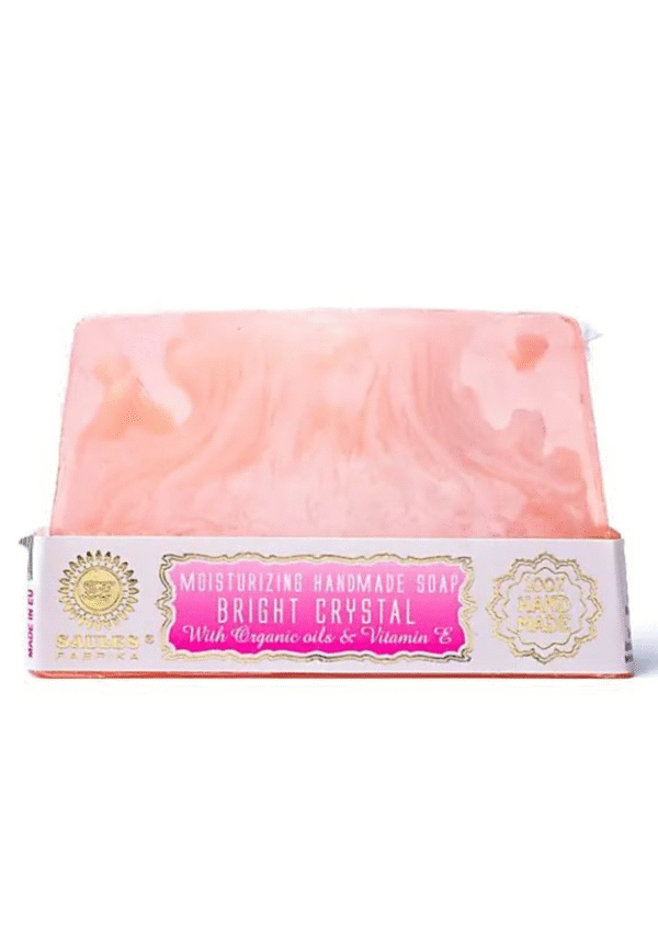 Rankų darbo muilas Bright crystal, Saules Fabrika, 80 g