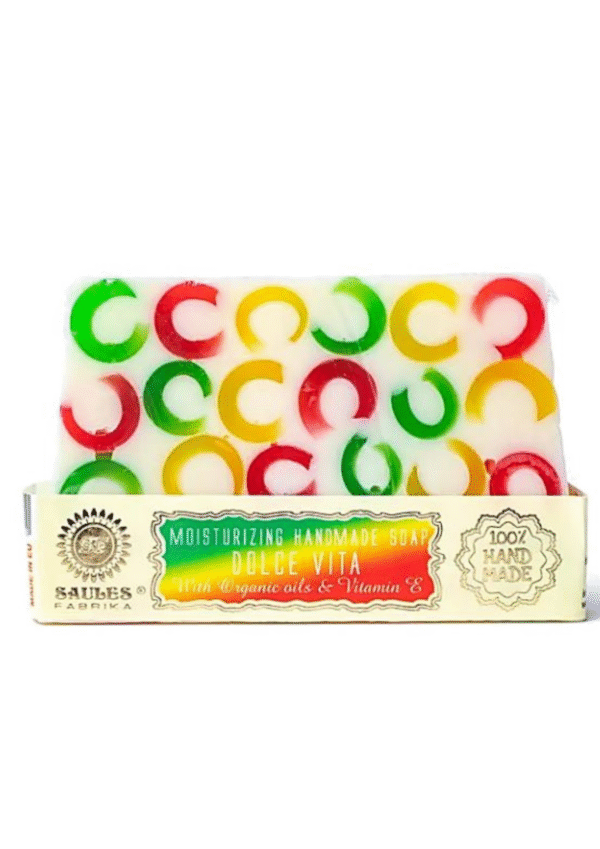 Rankų darbo muilas Dolce vita, Saules Fabrika, 80 g