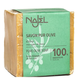 100% grynas Alyvuogių aliejaus muilas, Najel, 190 g