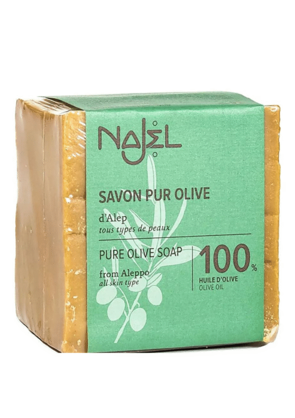 100% grynas Alyvuogių aliejaus muilas, Najel, 190 g