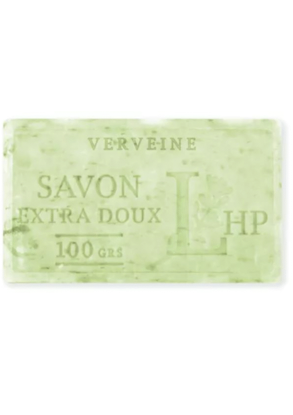 Natūralus Marselio muilas Verveine su Verbenų žiedlapiais, Lavanderaie de Haute Provence, 100 g