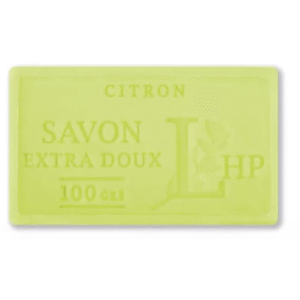 Natūralus Marselio muilas Citron - Laimas, Lavanderaie de Haute Provence, 100 g