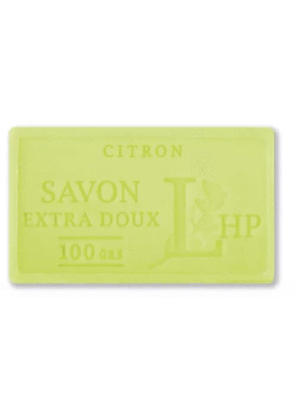 Natūralus Marselio muilas Citron - Laimas, Lavanderaie de Haute Provence, 100 g