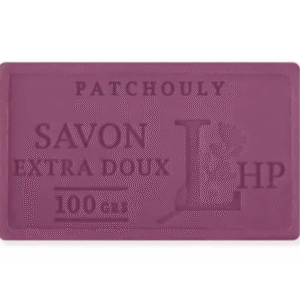 Natūralus Marselio muilas Patchouly - Pačiuliai, Lavanderaie de Haute Provence, 100 g